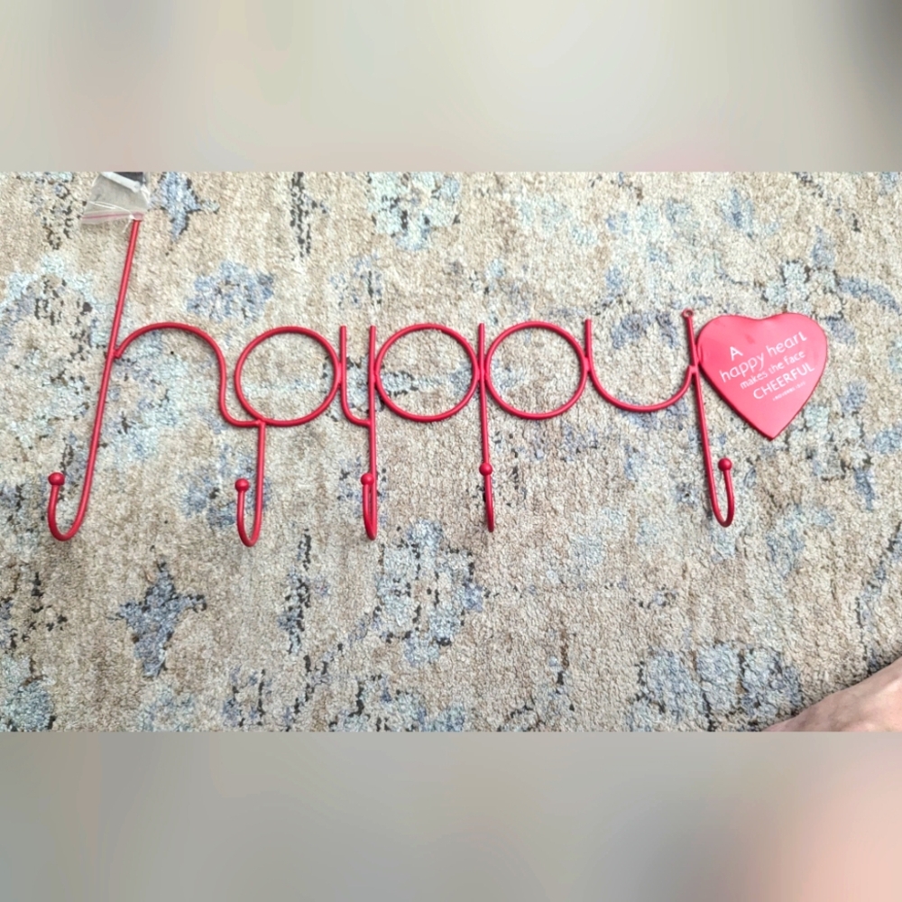 HAPPY wire wall hanging by Unlimited Blessings